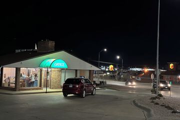 Front of property - evening/night