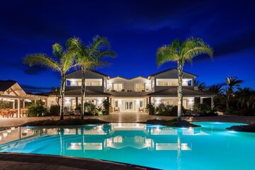 Front of property - evening/night