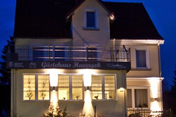Front of property - evening/night