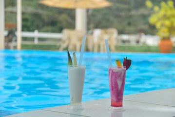 Poolside bar