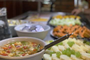 Breakfast buffet