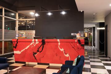 Lobby sitting area