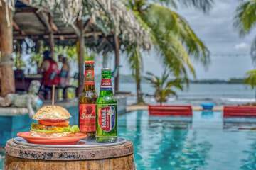 Poolside bar