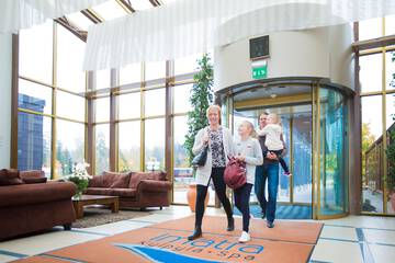 Interior entrance