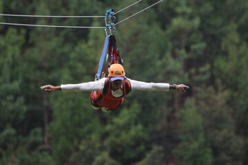 Ziplining