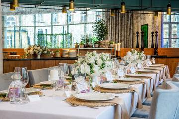 Indoor wedding
