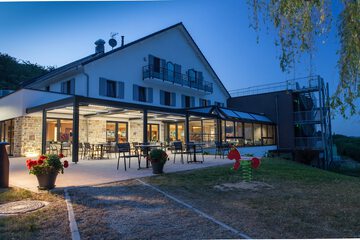 Front of property - evening/night