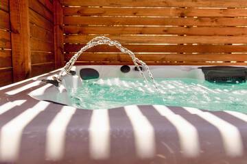 Private spa tub
