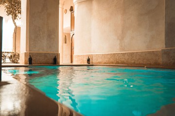 Pool waterfall