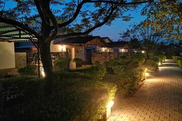 Front of property - evening/night