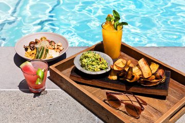 Poolside bar