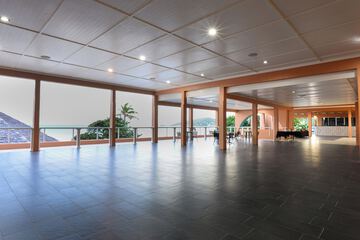 Outdoor wedding area
