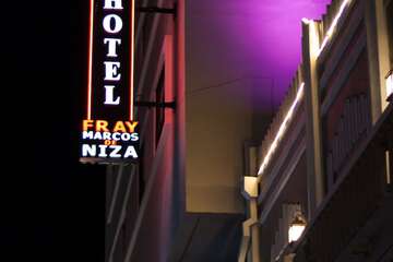 Front of property - evening/night