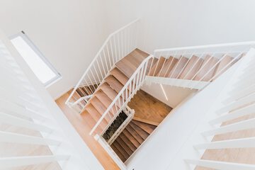 Handrails in stairways