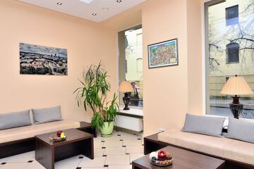 Lobby sitting area