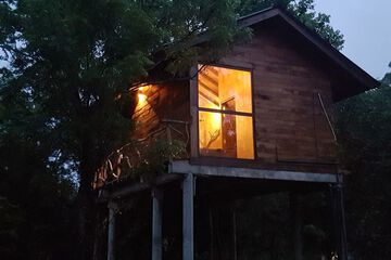 Front of property - evening/night