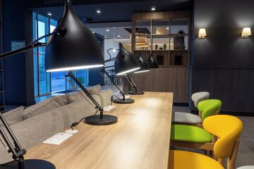 Lobby sitting area