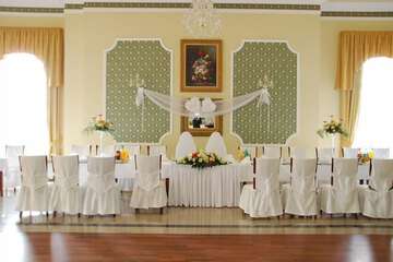 Indoor wedding