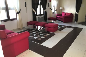 Lobby sitting area