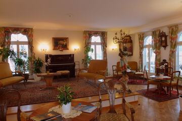 Lobby sitting area