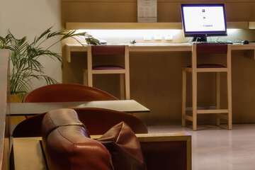 Lobby sitting area