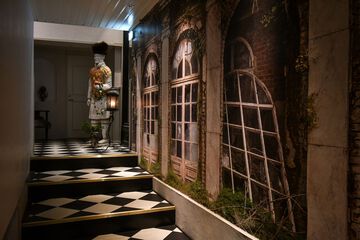 Interior entrance