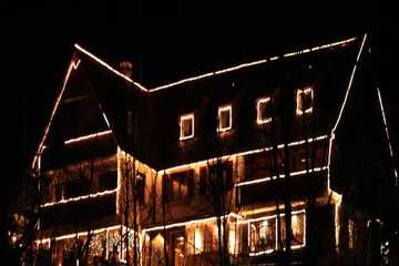 Front of property - evening/night