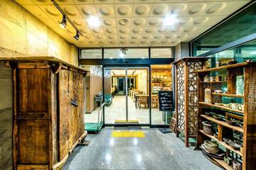 Interior entrance