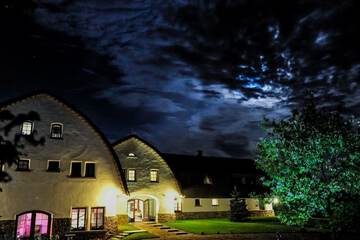 Front of property - evening/night