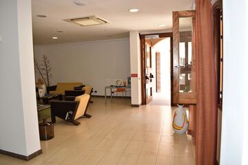 Interior entrance