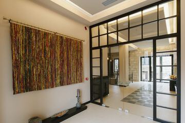 Interior entrance