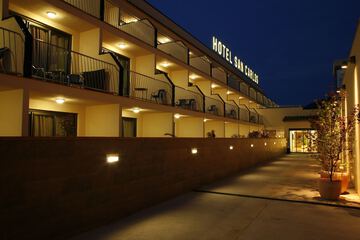 Front of property - evening/night