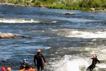 Surfing/boogie boarding
