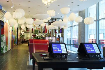 Check-in/check-out kiosk