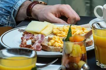 Breakfast buffet