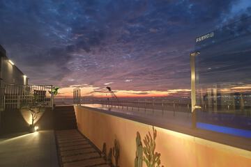Rooftop pool