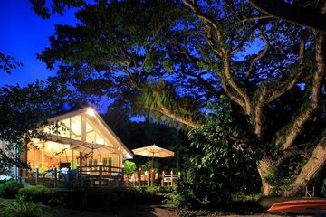 Front of property - evening/night
