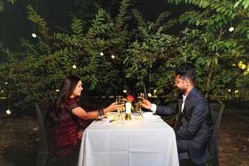 Couples dining