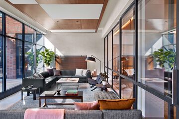 Lobby sitting area