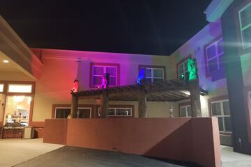 Front of property - evening/night