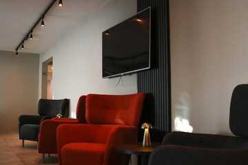 Lobby sitting area