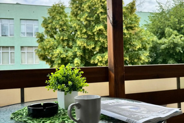 outside