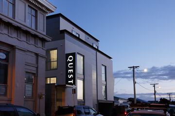 Front of property - evening/night