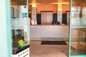 Interior entrance