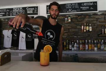 Poolside bar