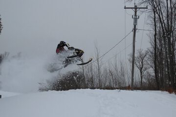 Snowmobiling
