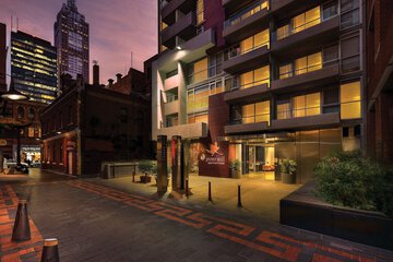 Front of property - evening/night