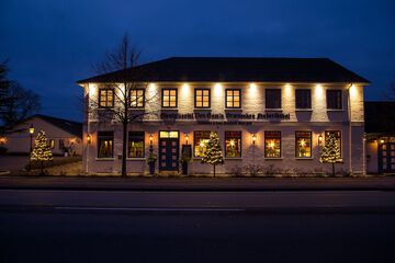 Front of property - evening/night