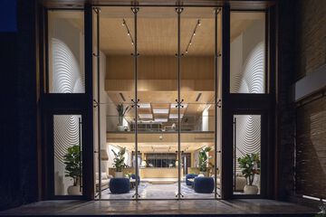Interior entrance
