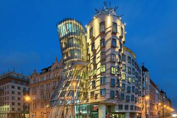 Front of property - evening/night